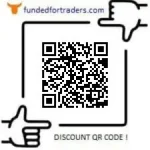 FTMO Challenge discount QR code for funded traders looking to join a best prop trading firm.